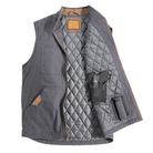 Canvas Draagvest met Gewatteerde Isolatie voor Jagers en Schutters – Duurzaam en Comfortabel met Verborgen Draagzakken 7