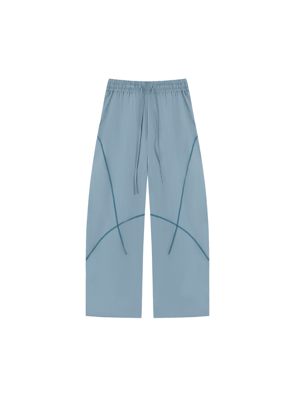 Unisex Losse Colorblock Hasso Stitch Broek – Comfortabele Streetwear Broek met Modern Design - 12