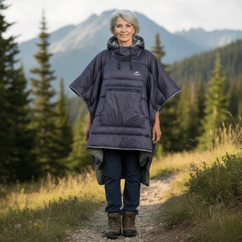 Xpert Outdoor Poncho | Waterdicht Microfleece, Lichtgewicht en Comfortabel 10