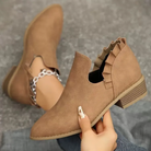 Enkellaarsjes in Suède-look – Elegante en Comfortabele Dameslaarsjes voor Elke Gelegenheid 4