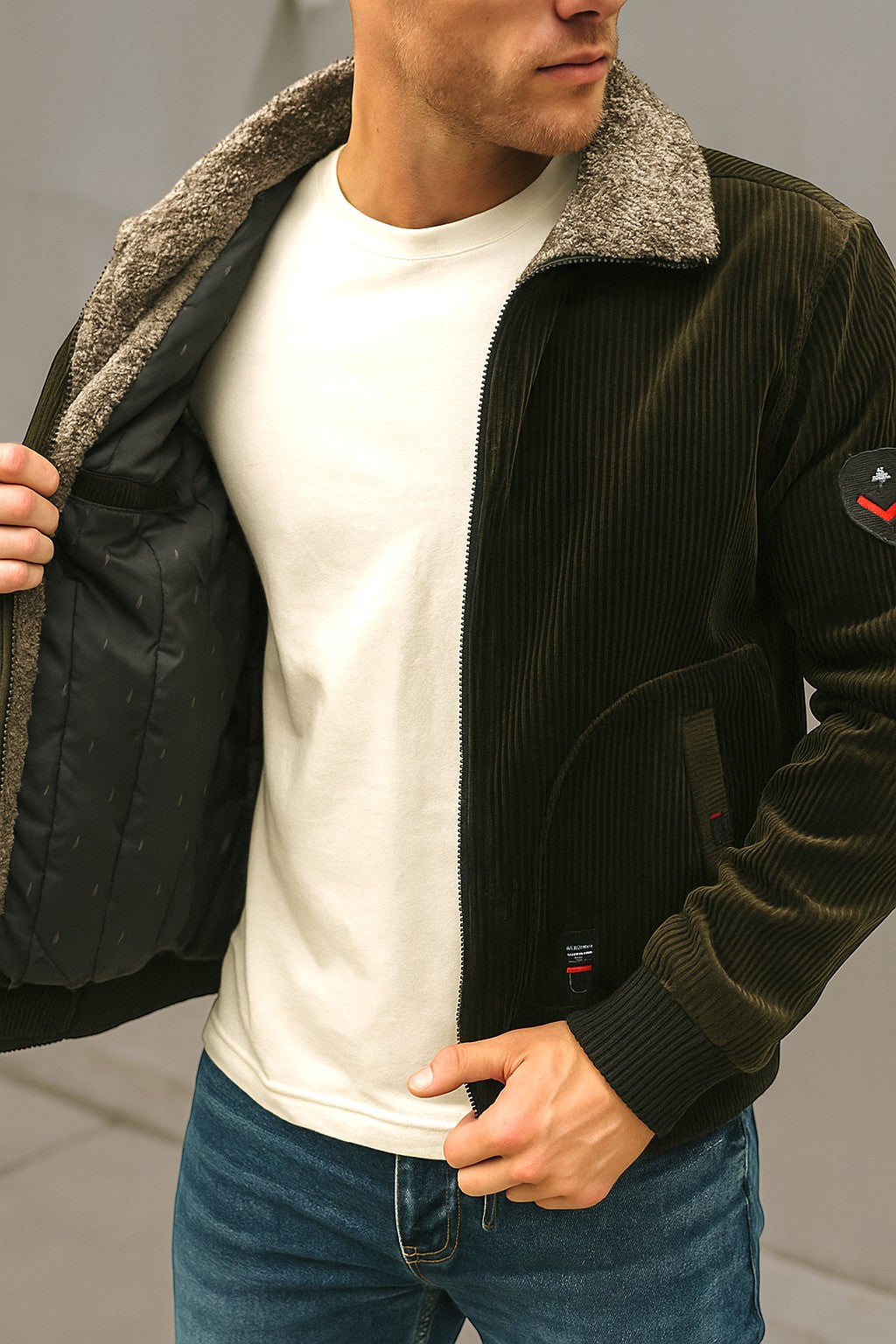 Geribbelde Corduroy Jas voor Heren – Stijlvolle & Comfortabele Jas voor Elke Gelegenheid 7