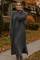 Lang Kleid – Elegante Lange Jurk voor Herfst & Winter met Tijdloze Stijl - 1