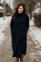 Lang Kleid – Elegante Lange Jurk voor Herfst & Winter met Tijdloze Stijl - 6