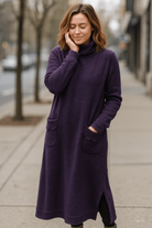 Lang Kleid – Elegante Lange Jurk voor Herfst & Winter met Tijdloze Stijl - 5