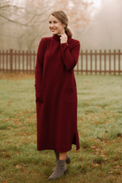 Lang Kleid – Elegante Lange Jurk voor Herfst & Winter met Tijdloze Stijl - 3