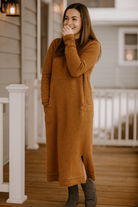 Lang Kleid – Elegante Lange Jurk voor Herfst & Winter met Tijdloze Stijl - 7