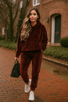 Sweatshirt-broekset Dames – Zachte Tweedelige Set met Comfortabele Pasvorm voor Thuis en Vrije Tijd-02