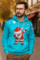 Stijlvolle Kerst Hoodie Heren met Lange Mouwen en Capuchon - Katoenmix, Diverse Kleuren, Perfect voor Feestdagen 0