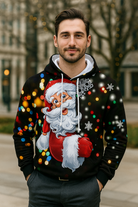 Kersttrui Heren met Capuchon - Feestelijk Seizoensmotief in Diverse Maten voor Winter en Feestdagen 0