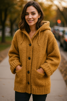 Lange Winterjas Dames met Capuchon - Warme en Stijlvolle Lange Zwarte Jas voor Koude Dagen 6
