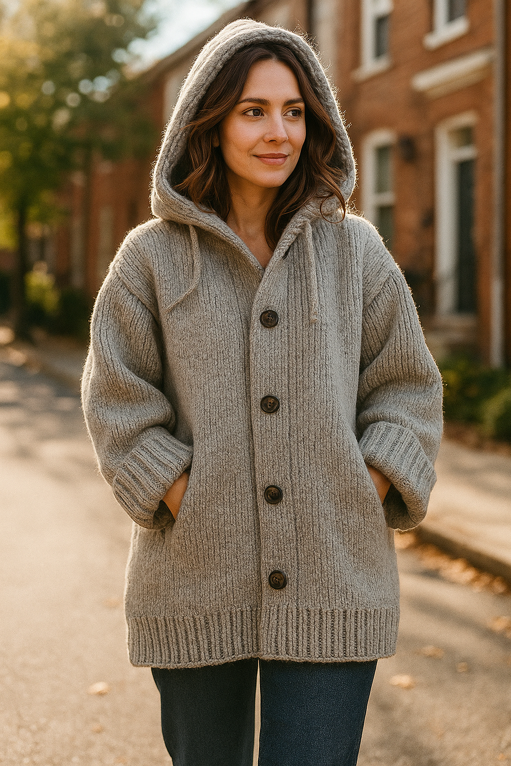 Lange Winterjas Dames met Capuchon - Warme en Stijlvolle Lange Zwarte Jas voor Koude Dagen 5