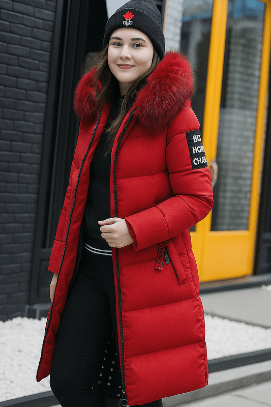 Lange Winter Parka Dames met Capuchon - Waterafstotend, Tot aan de Knieën, Ideaal voor Koude Dagen 1