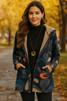 Lange Gewatteerde Winterjas Dames met Capuchon en Fleece Voering voor Optimale Warmte 1