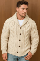 Kabelgebreid Vest Heren met Oversized Pasvorm en Vleermuismouwen - Comfortabel en Stijlvol voor Elke Gelegenheid 5