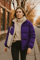 Gewatteerde Lange Dames Jas met Opstaande Kraag en Praktische Zakken – Warme Winterjas voor Koude Dagen 6