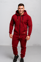 Moderne Jumpsuit met Capuchon voor Heren – Casual Comfort, Losse Fit en Ademend Materiaal, Ideaal voor Binnen en Buiten 3