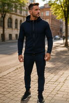 Sportset voor Buitensport – Comfortabele Katoen-Polyester Mix met Capuchonzakken en Verstelbare Tailleband 6