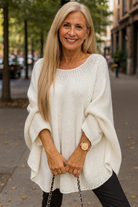 Elegant Oversized Gebreid Vest Dames met Lange Mouwen - Zacht en Ademend voor Elke Gelegenheid 1