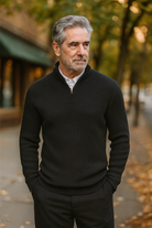 Klassevolle Trui Met Rits Voor Heren - Tijdloos, Warm En Comfortabel, Casual En Formeel, Regular Fit 4