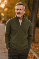 Klassevolle Trui Met Rits Voor Heren - Tijdloos, Warm En Comfortabel, Casual En Formeel, Regular Fit 7