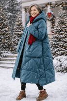 Gewatteerde Winterjas Dames met Hoge Kraag - Lange en Comfortabele Dames Winterjas voor Optimale Warmte 1