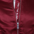 Satijnen Wijnrode Bomberjack – Stijlvolle & Glanzende Damesjas met Moderne Pasvorm - 3