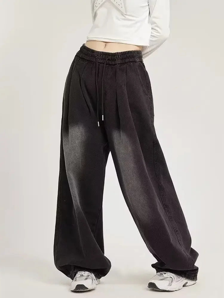 Wijde Denim Joggingbroek – Comfortabele Jeans met Trendy Relaxed Fit-02