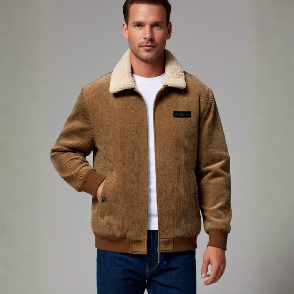 Heren Jack | Fleece Gevoerd Corduroy, Casual Stijl 1