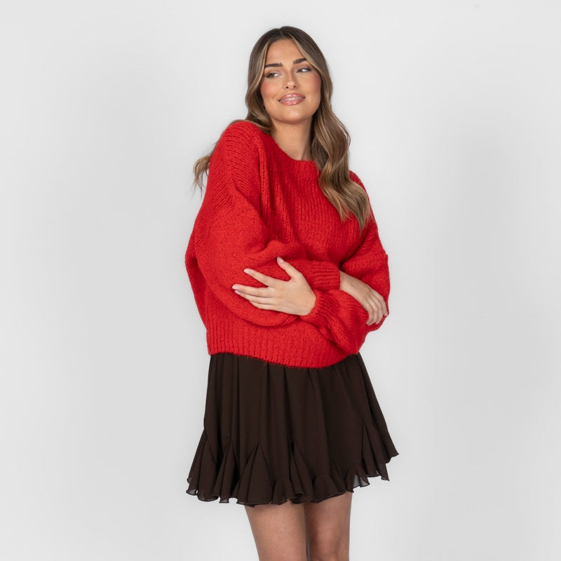 Oversized Gebreide Trui – Zachte Losse Pullover voor Dagelijks Comfort 23