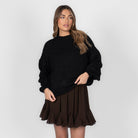Oversized Gebreide Trui – Zachte Losse Pullover voor Dagelijks Comfort 24