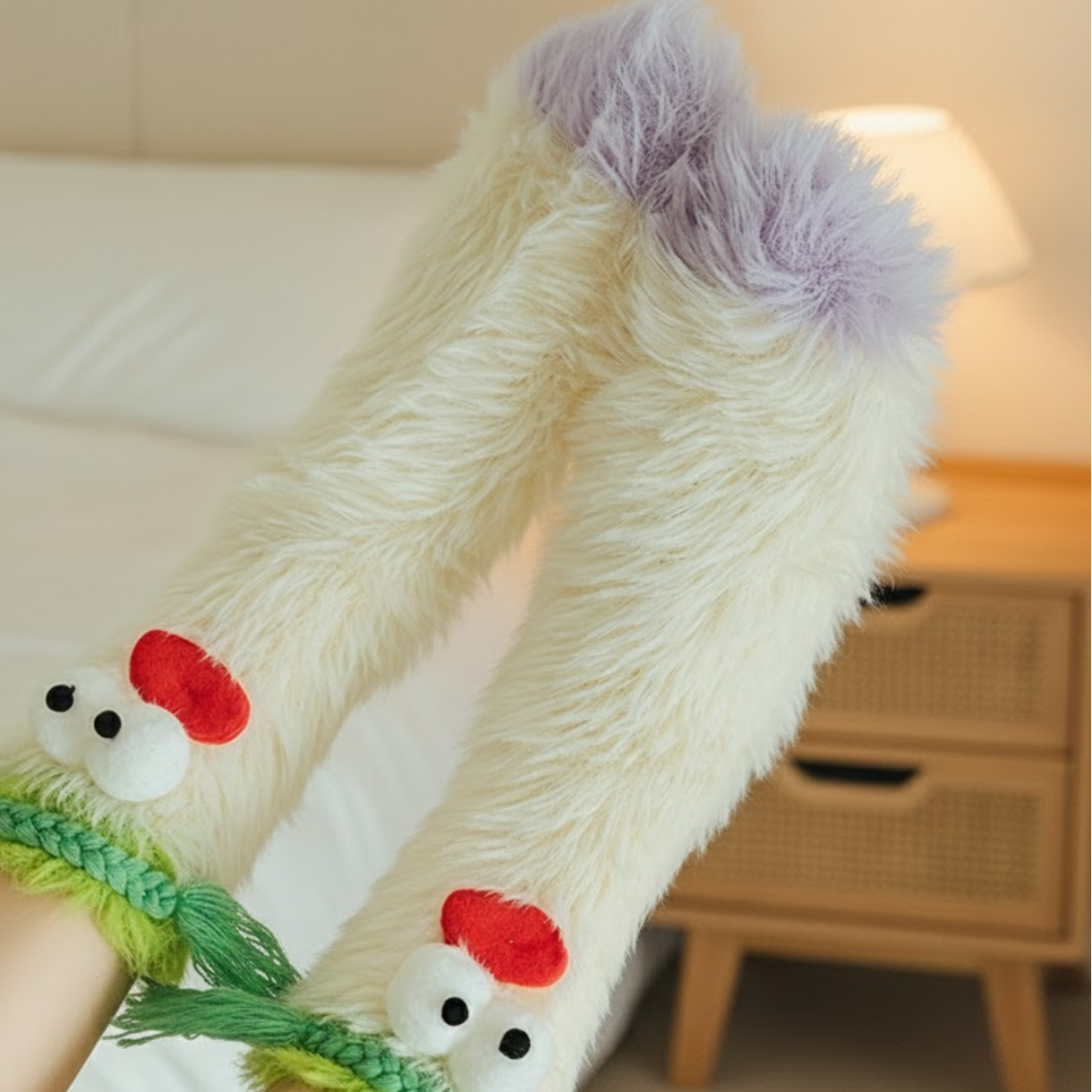 3D Fleece Sokken voor Warme Voeten – Zachte Pluche Sokken in 8 Leuke Ontwerpen voor Optimale Comfort en Warmte 3