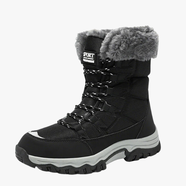 Geïsoleerde Dames Winterlaarzen met Antislipzool en Bontvoering – Warm, Comfortabel en Ergonomisch Ontwerp 3