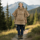 Xpert Outdoor Poncho | Waterdicht Microfleece, Lichtgewicht en Comfortabel 12