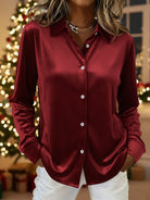 Retro Fluwelen Kerstshirt  1