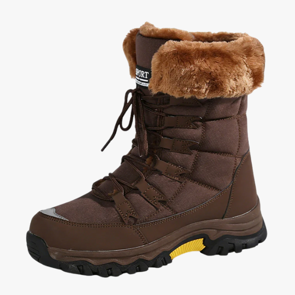 Geïsoleerde Dames Winterlaarzen met Antislipzool en Bontvoering – Warm, Comfortabel en Ergonomisch Ontwerp 5