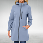 Waterdichte Lange Dames Jas met Elegante Pasvorm en Lichtgewicht Comfort - Perfect voor de Winter 0