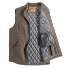 Canvas Draagvest met Gewatteerde Isolatie voor Jagers en Schutters – Duurzaam en Comfortabel met Verborgen Draagzakken 4