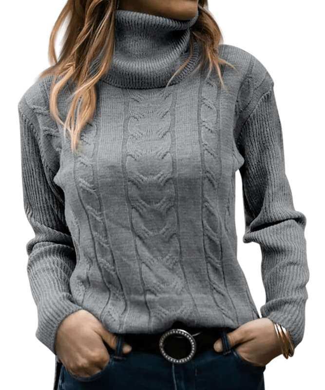 Zwarte Coltrui Dames met Flatterende Pasvorm - Hoogwaardige Viscose voor Herfst en Winter 5