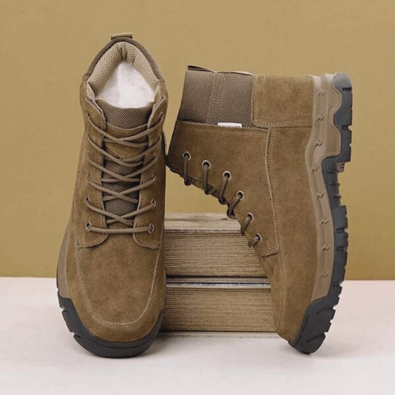 Warme Heren Winterlaarzen met Bontvoering – Stijlvolle en Comfortabele Outdoor Stappers 3