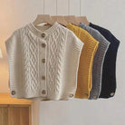 Stijlvolle Kabelgebreide Cropped Vest – Zachte, Ademende en Modieuze Layer voor Dames - 13