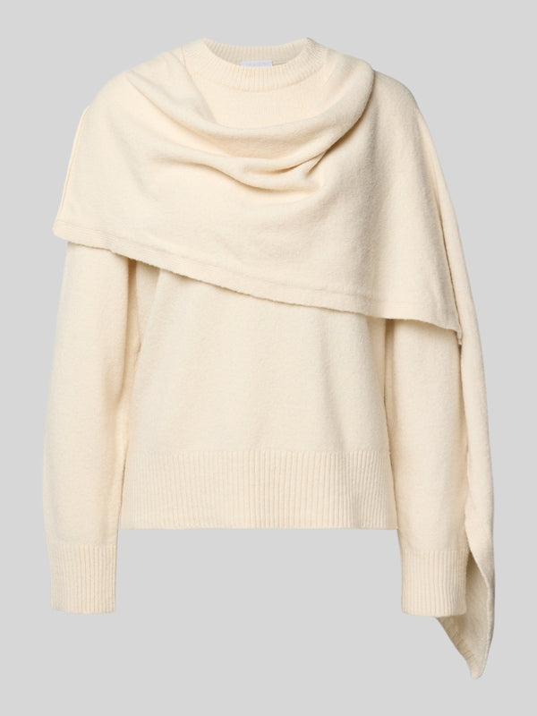 Gebreide Trui met Sjaal – Elegante en Zachte Damestrui-05