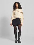 Gebreide Trui met Sjaal – Elegante en Zachte Damestrui-04