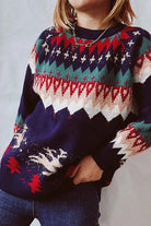 Dames Drop Shoulder Trui – Comfortabele Lange Mouwen Sweater met Ronde Hals 8