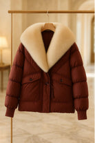 Winter Parka – Warme & Waterdichte Damesjas met Dons-Katoen Vulling voor Extreem Weer 2