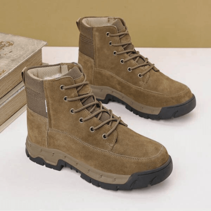 Warme Heren Winterlaarzen met Bontvoering – Stijlvolle en Comfortabele Outdoor Stappers 4