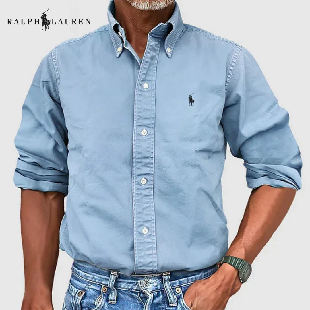 (1+1 Gratis) Mike® | Casual herenoverhemd met lange mouwen