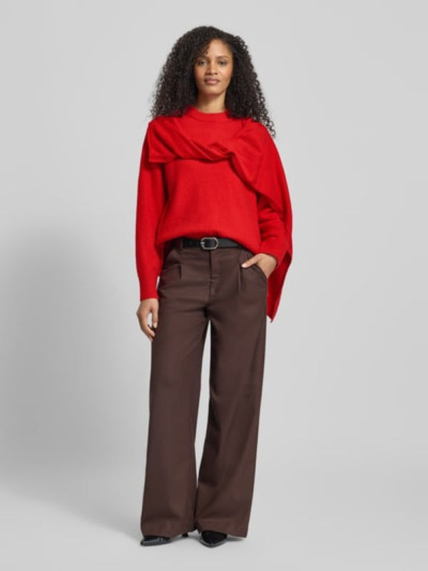 Gebreide Trui met Sjaal – Elegante en Zachte Damestrui-07