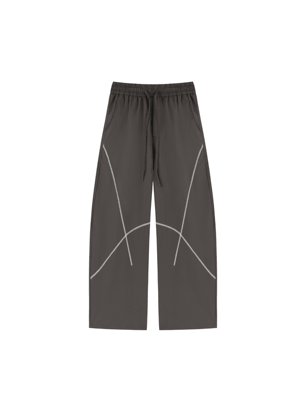 Unisex Losse Colorblock Hasso Stitch Broek – Comfortabele Streetwear Broek met Modern Design - 8