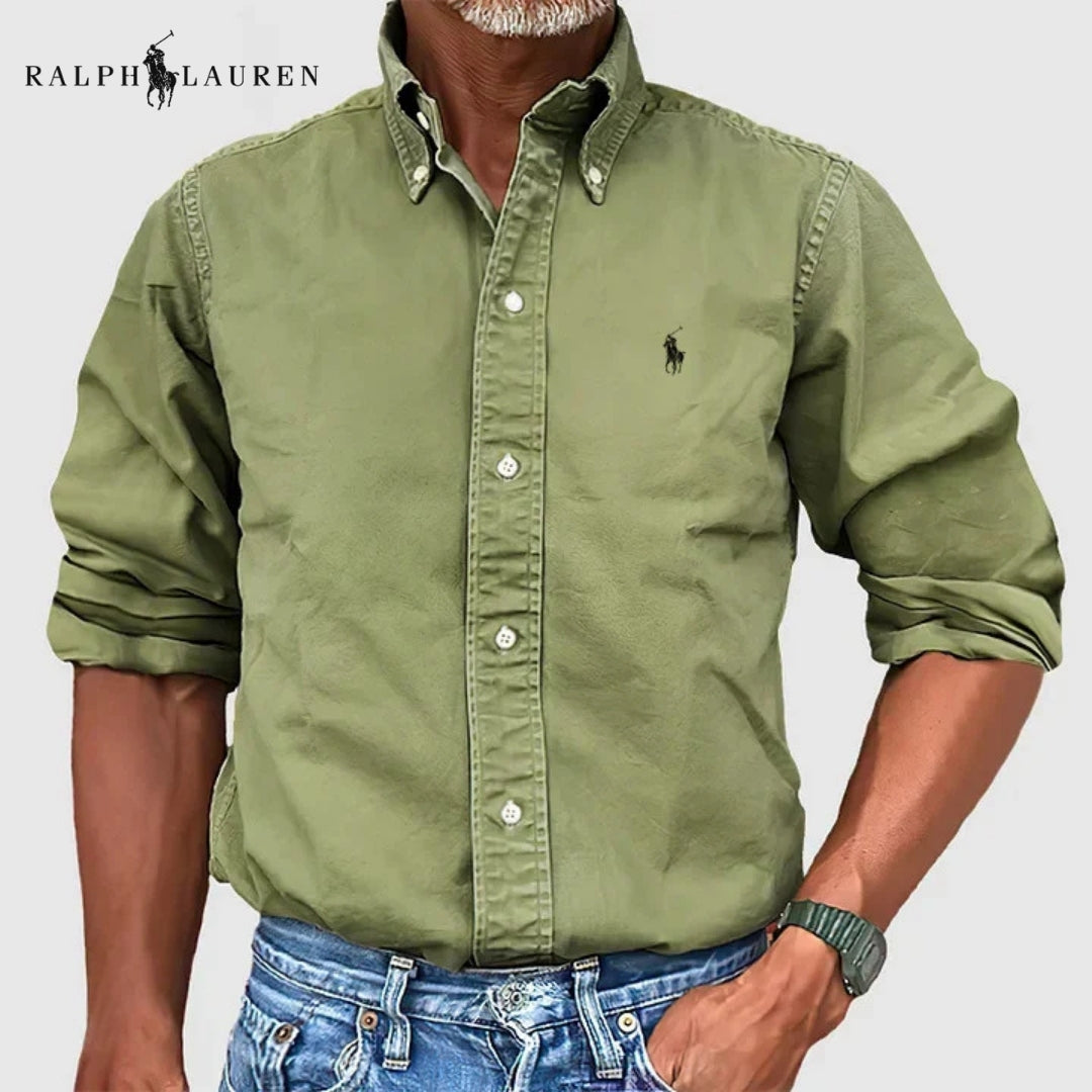(1+1 Gratis) Mike® | Casual herenoverhemd met lange mouwen