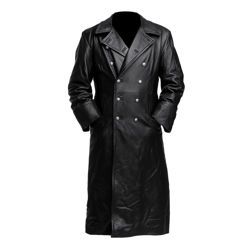 Klassieke Duitse Leren Jas voor Heren – Limited Edition Stijlvolle Imitatieleer Jas met Premium Afwerking-02